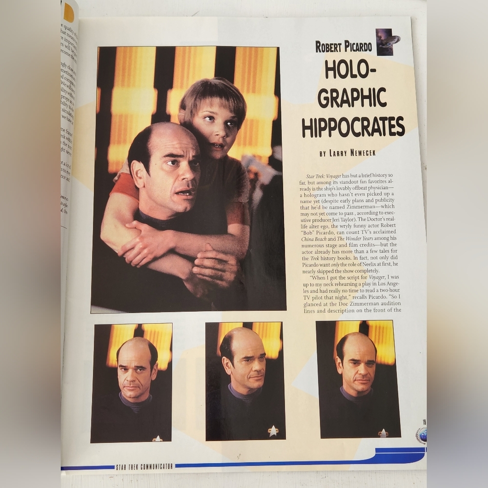 Vintage Star Trek Communicator Magazine #163 USS Enterprise Cover July/Aug 1995 - Picture 3 of 10